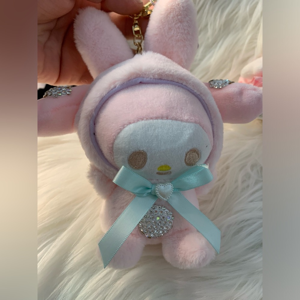 My Melody plushy keychain